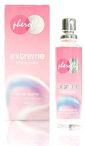 PheroFly extreme for women - Parfüm für Damen mit Pheromonen-Effekt Aphrodisiakum für Männer Perfume Zerstäuber für unterwegs, Women Bodyspray 15ml