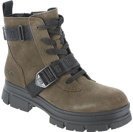 UGG Damen Ashton LACE UP Klassische Stiefel, Dark Earth, 38 EU