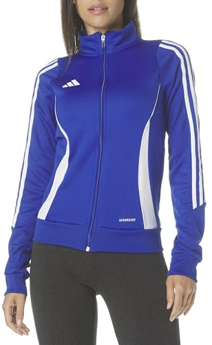 adidas Women's Tiro 24 Training Jacket, Team Royal Blue/White, XX-Large