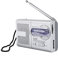 Radio Transistor AM FM, Poste De Radio Météo Multifonction Mini Poche BCR119 Avec Haut-Parleur, Récepteur et Antenne Télescopique