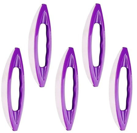 5Pcs Pro Chamois Leather Nail Files - Salon Home Manicure Tools for Nail Art