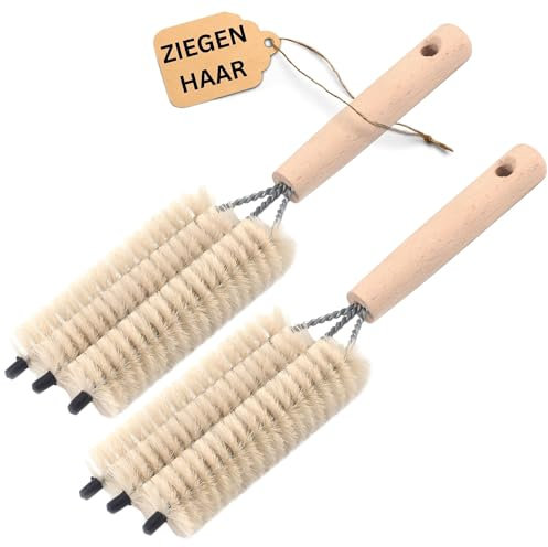 Novaliv 2X Heizkörperbürste Rippenheizkörper Heizungsbürste Heizkörper Reinigungsbürste 25x8x3cm IDEAL als Heizung Reinigungsbürste Rippen 3-Fach Gabel Heizkörper-Staubwedel dustoff