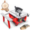 SAIYERUS 2900W Portable Table Saw, Sliding Woodworking Compact Tablesaw 7200RPM, 8.25 Table Saw, Adjustable Cut Depth and Angle, Mini Multi-Functional Table Saw, for DIY,52 x 65cm