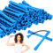 JJUNW 60 Stück Dauerwellen Wickler Lockenwickler Klein, 9mm Kunststoff Haarwelle Stangen Kurze Kaltwellenstangen Hair Rollers für Natürliche Haare Mittellanges Kurze Haare Styling Tool