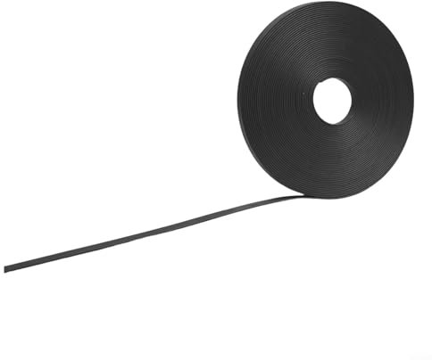 Alanmoship Rouleau de ruban magnétique fin 6 mm 8 m, pour salle de classe ou bureau, propriétés magnétiques puissantes, longueur personnalisable à des fins éducatives, création d'horaires, calendriers