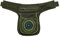Kunst und Magie Bauchtasche Mandala-Print Gürteltasche Festivaltasche, Farbe:Army Green