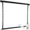 PHOENIX PANTALLA ELECTRICA VIDEOPROYECTOR PARED Y TECHO TENSIONADA 112 RATIO 1:1 / 16.9 / 4:3 2M X 2 M POSICION AJUSTABLE ULTRA SILENCIOSA ELIMINA ARRUGAS CARCASA NEGRA / TELA SUPER RESISTENTE
