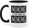Tasse Tassen 325ml - Statement Sprüche - Ich höre immer nur Mimimi I Spruch Mimimi - 325 ml - Schwarz - männertasse spruchtasse sarkasmus mimi mug spruchtassen kaffeetassen mit sprüchen