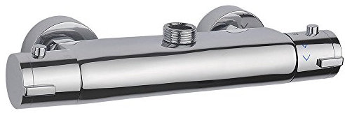 Duschthermostat,Brausethermostat mit 38 °C Sicherheitstaste,Chrom Armatur Badezimmer