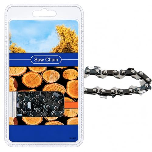 Jeremywell 24 Inch Full Chisel Chainsaw Chain Blade 84 Drive Links 3/8 Pitch 0.050'' Gauge Fits Stihl, Husqvarna, Johnsered (1 Pack)