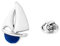 BRERA 67 - broches et pins pour femme en metal en forme de voilier, broche femme vetement, broche homme pins, mini broche bijoux, pince decollete femme