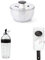 OXO Good Grips Salatschleuder Good Grips Kleiner Salatdressing-Shaker, Schwarz, 350ml Good Grips Handmandolinenschneider, Weiß
