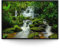 BilderKing Wandbild Wasserfall Regenwald - 120cm x 80cm Leinwand auf 2cm Keilrahmen mit Schattenfugenrahmen schwarz