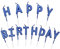 Alles Gute zum Geburtstag Kerzen,1 Satz Happy Birthday Kerze,Tortendeko Kuchen Topper für Geburtstag,Deko Geburtstagskerzen für Geburtstag Party Feier Lieferungen(Blau)