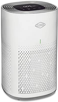 Clorox Air Purifiers for Home, True HEPA Filter, Medium Rooms Up to 1,000 Sq Ft, Removes 99.9% of Mold, Viruses, Wildfire Smoke, Allergens, Pet Allergies, Dust, AUTO Mode, Whisper Quiet