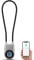 eLinkSmart Fingerprint Cable Lock, 6 Long Shackle Small Keyless Biometric Waterproof Bluetooth Smart Padlock for Gate Outdoor Fence Fridge Gym Locker Cabinet Gun Pool Yard Pantry Helmet Ski - Silver