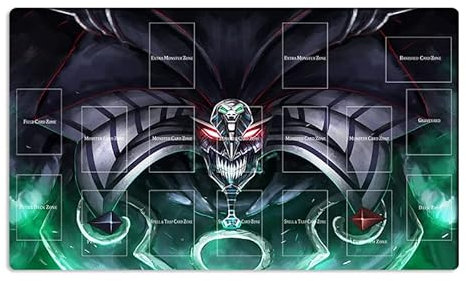 Neue Mlikemat Spielmatte Exodia, Der Zerstörer TCG CCG OCG Sammelkartenspielmatte mit Zonen + gratis Tasche (ZD039-185-A)