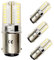YW 1157 LED 12V 5W Kaltweiß 6000K Equivalent 50W Halogenlampe 500 Lumen Bajonett Doppelkontakt für Außen- und Innenbeleuchtung (4 Stück, Nicht Dimmbar)