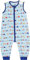 MOEMOE BABY Gigoteuse a Pied Tog 1,0 Gigoteuse Bébés Gigoteuse avec Jambes Gigoteuse avec Pieds Toddler Sac de Couchage,Polaire Couverture Longueur 78cm / pour 18-24 Mois,Train,100