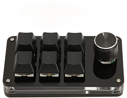 Vikye -Tastatur mit 6 Tasten, Programmierbare USB-Tastatur, Gaming-Tastatur, Mechanische Tastatur mit 6 Tasten, OSU-Gaming-Tastatur für Gaming Office