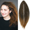 15 Strands Double ended Dreadlocks Extensions 20” 1B /Honey Brown Soft Synthetic Faux Dreads Reggae Crochet Braided Dread Extensions