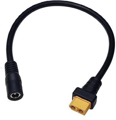 Switian XT60 to DC Adapter Cable XT60 Bullet Connector to DC 5.5X2.5mm Female Power Jack Adapter Cable for TS100 Soldering Iron, FPV Monitor Power,Drone Power Cord