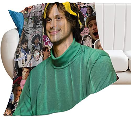 LOUJIN Matthew Grau Gubler Decke Criminal Minds Throw Blanket Dr.Spencer Reid Soft Warm Quilt