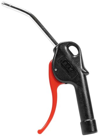 Mighty Seven Air Blow Gun JC-405C with 5-inch Nozzle and Pistol Grip, Air Compressor Accessory for Garage Tool Kits, Dust Blower and Air Blower for Car Detailing, Garage Air Compressor Attachment