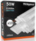 Eurocali Plafoniera LED soffitto 150cm 50W Lineare 6000 lumen - Luce Bianco Freddo 6500K - Pacco da 10 plafoniere