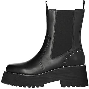 Liu Jo Scarpe Donna, Modello Stivali Anfibi FLAIR 06 - ANKLE SF3019PX241, Realizzate in Pelle Sintetica. Nero