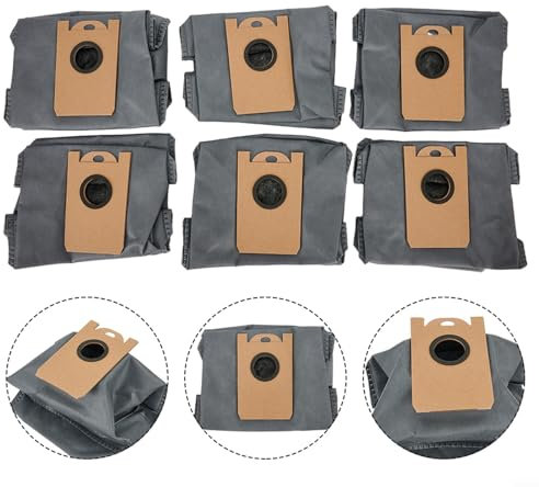 Solution 6X Dust Bag for RoboVac LR30 Hybrid+ Robot Vacuum Cleaner, Quick and Effective Disposal of Dust and Debris