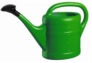 Bunte Gartengießkanne 5 Liter mit Brause (Grün)
