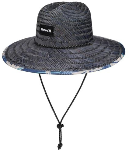 Hurley Herren M Java Strohhut Verschluss, Schwarzblau, Einheitsgröße