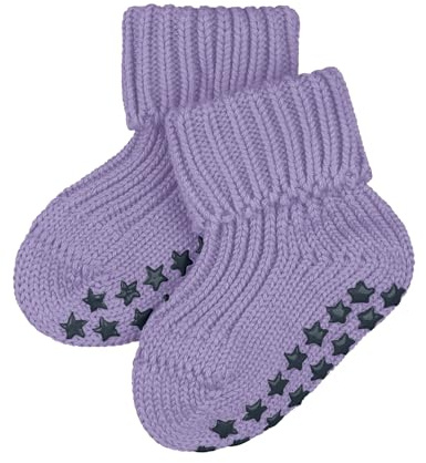 FALKE Unisex Baby Catspads Cotton B Hp Thick Grips On Sole 1 Pair Grip socks, Purple Light Lilac 6819, 6-12 months