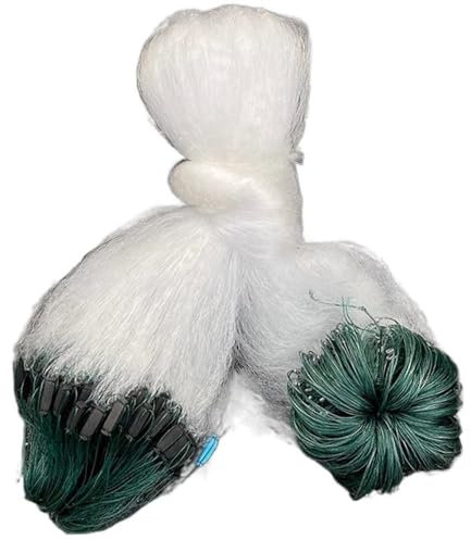 ZiYouao Red De Enmalle De Pesca Tres Capas capturan Pesca Neta de Caza Neta Paja monofilamento Nylon Float Redes branquias Trampa Trampa de Pesca Redes de Pesca(Color:2X100m (Mesh 5x5cm))