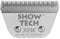 Show Tech Pro Wide Snap-on Clipper Blade - Wide Width for Larger Breeds - Ultra-Fine Finish - Carbon Steel - #30W
