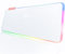 JMIYAV White RGB Gaming Mouse Pad PC XL Large Extended Glowing Led Light Up Desk Pad Mouse Mat Non-Slip Rubber Base Computer Big Cute Mousepad Mat Optimized for Gamer 80 * 30cm