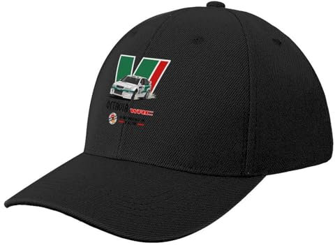KOSOEII Basecap Octavia WRC weiße Version Baseballmütze Hard Hat Dad Hat Luxus Damen Herren