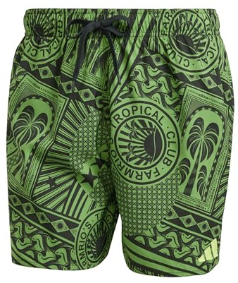 adidas Farm Swimshort CREGRN/Black/SEMSPA - S