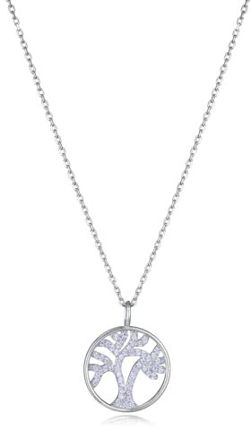 Viceroy Collar plata de ley con baño de rodio Arbol de la vida 15124C000-30