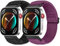SOiiKE Élastique Bracelet en Nylon Compatible avec Huawei Watch Fit 4/Fit 4 Pro/Fit 3 pour Hommes Femmes, Stretch Alternative Bracelet de Sport Replacement pour Huawei Watch Fit 3