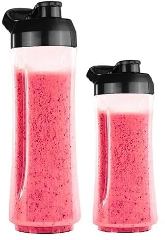 Juego de 2 recipientes de repuesto de 570 ml + 400 ml - Vasos de batido compatibles con la licuadora Steinborg SB-7030 - Uso universal - Libre de BPA