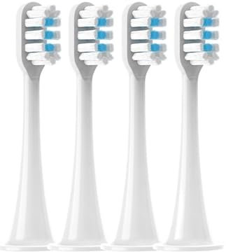Ersatzbürstenköpfe, Kompatibel Mit Xiaomi T300/T500/T700 For Elektrische Zahnbürsten Mit Kappen, Versiegelter Verpackung, Weiche Köpfe(10White)