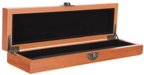 Holz Aufbewahrungsbox für Mundharmonikas mit Flexiblem Deckel | Stoßfest, Leicht und Staubgeschützt, Kompakte Tasche für Unterwegs, Farbabweichungen Möglich