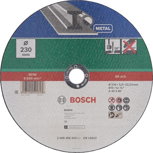 Bosch 2609256319 Straight Cutting Disc (Pack of 5)