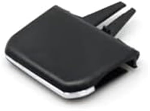 DEMULAX Uscita Aria Auto, per Vw 2014-2020 per Golf 7 Lhd Rhd Cruscotto Anteriore Posteriore Condizionata Griglia di Sfiato AC Tab Clip Slider Clip per bocchetta dell'aria per auto(BLACK Front 1PC)