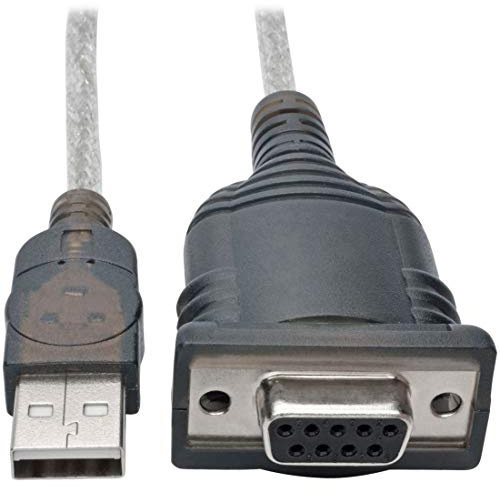 Tripp Lite U209-18N-NULL Câble Adaptateur série USB vers Modem nul FTDI avec rétention COM M/F 45,7 cm