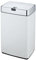 Dihl 35L Iris White with Chrome Lid Rectangle Stainless Steel Auto Touchless Hands-Free Sensor Kitchen Waste Dust Bin Automatic Motor