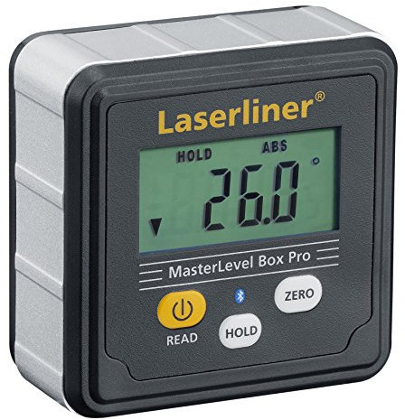 Umarex Laserliner MasterLevel Box Pro Elektronik-Wasserwaage (elektronisch, Elektronik-Wasserwaage, Datenübertragung, digitale 360° Neigungsmessung, Anzeigengenauigkeit 2 Dezimalstellen)
