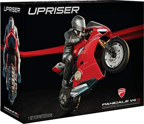 Spin Master - 6053427 - Upriser Ducati, Authentisches Panigale V4 S Motorrad mit Fernsteuerung, Maßstab 1:6
